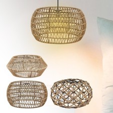 Abat-jour en corde de papier