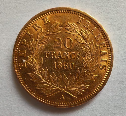 Piece francs or - 20,