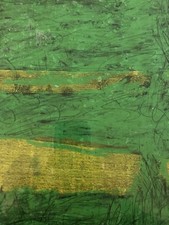 Peinture Abstrait Marie D Huile Panneau Carton Abstraction A Identifier 1980 Art