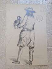 Dessin signé fin XIXème