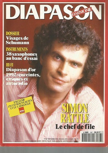 Diapason 387 simon rattle - simon, /