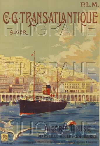 Cie transatlantique alger rldo - cie,