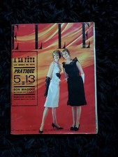 ANCIEN MAGAZINE REVUE "ELLE" NUMÉRO 775 OCTOBRE 1960 MODE 
