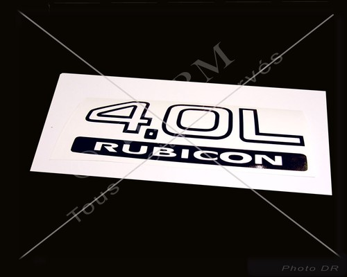 Sticker rubicon arrière - sticker,
