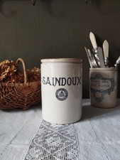 Ancien rare grand pot Saindoux
