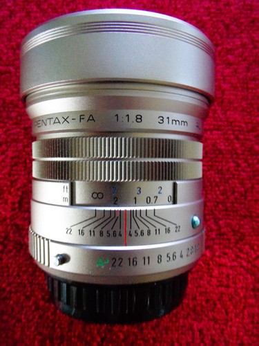 Pentax 31mm 1 - 31mm, f/1.8