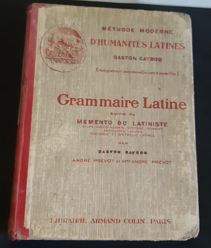 Grammaire latine cayrou - grammaire,