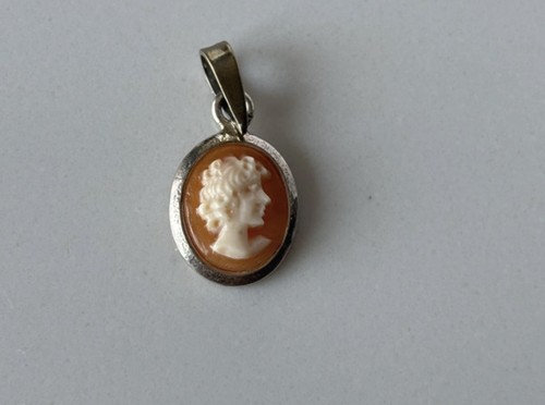 Pendentif camée vintage - pendentif,