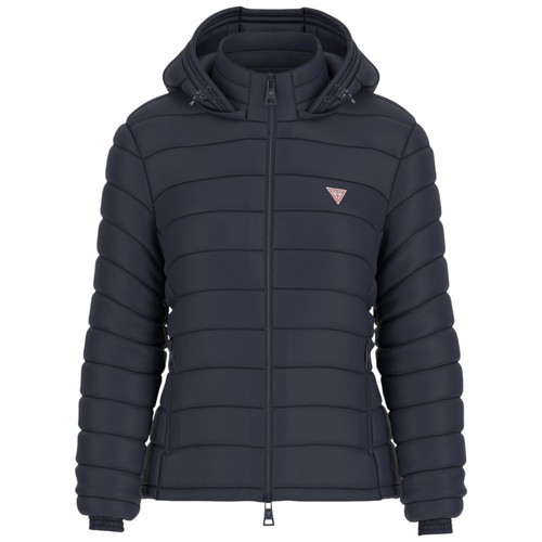 Guess doudoune bleue avec - doudoune,