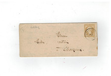 LETTRE NAPOLEON 10C ST LAMBERT DU LATTAY BOITE RURALE F RABLAY 1866