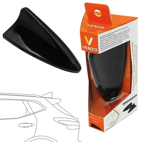 Antenne shark nera - nera, radio