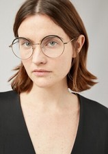 Lunettes de vue rondes vert et