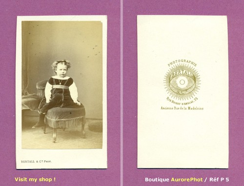 Cdv bertall paris - cdv,