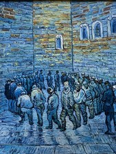  Reproduction: Van GOGH, La ronde des Prisonniers