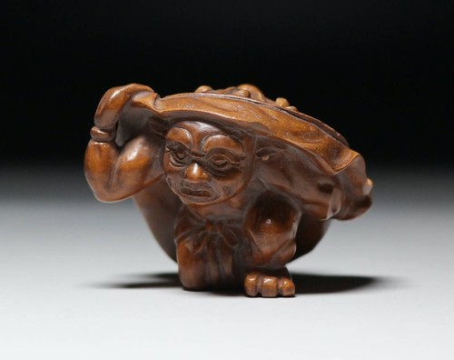 Ancien netsuke japonais oni - netsuke,