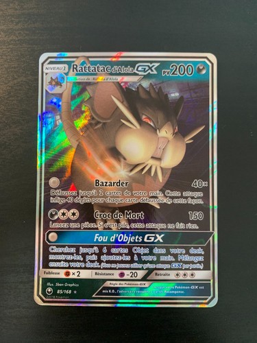 Carte pokémon rattatac - carte, :