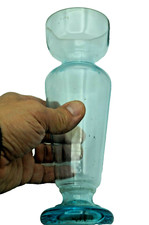 VASE A JACINTHE  bleu  EN