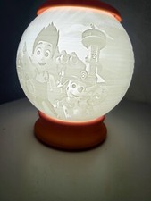 lithophanie veilleuse lumière Pat patrouille 