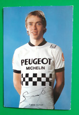 CYCLISME carte cycliste PASCAL GUYOT équipe PEUGEOT SHELL MICHELIN 1984 *