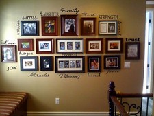 FAMILY Lettering Collage Vinyl