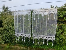 PAIRE DE RIDEAUX ANCIENS BRISE