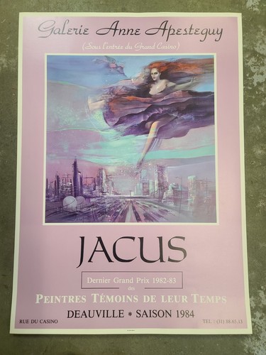 Jacus affiche deauville 1984 - deauville,