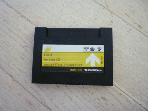 Thomson to7 cartouche basic - cartouche,