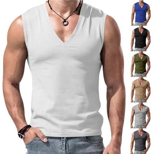 Homme manches col t shirt - v, t-shirt