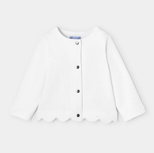 Jacadi fleece cardigan - , white