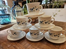 Lot 6 Tasses Et Sous Tasses