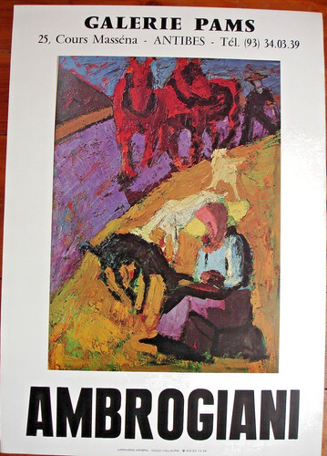 Affiche ambrogiani galerie - affiche,