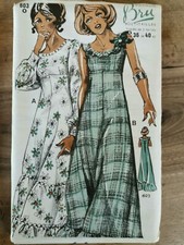 603 PATRON MULTITAILLES BRU VINTAGE FRENCH PATTERN 60/70 ROBE BOBO CHIC 36 AU 40
