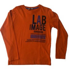 T-shirt à manches longues garçon Losan, orange, 8 ans, 10 ans - 128, 140