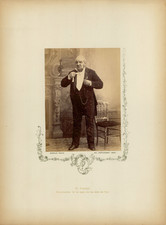 Harald Paetz, Theatre, En Skandale, Etatsraaden vintage albumen printHarald 