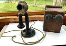 ANCIEN TÉLÉPHONE À COLONNE WESTERN ÉLECTRICITÉ COMPAGNY USA BREVET 1926 1913