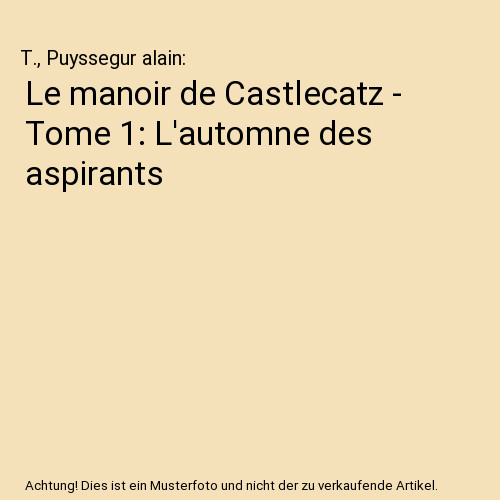Manoir castlecatz tome - de,