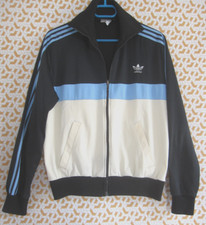 Veste Adidas Ventex Tricolore Flush crème Trefoil 70'S Vintage Jacket - 174 / M