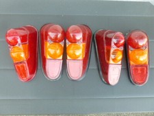 AUTHENTIQUE LOT FEUX CABOCHONS ARRIERE DE RENAULT 4L  R4