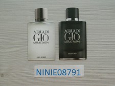 LOT 2 Carte Parfumée AQUA DI GIO Card Fragrance carte publicitaire parfum