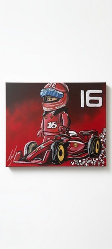 Charles leclerc acrylique - "charles, leclerc",