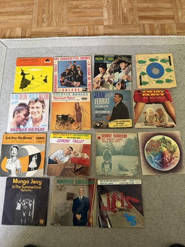 Disques vinyles tours lot - vinyles,