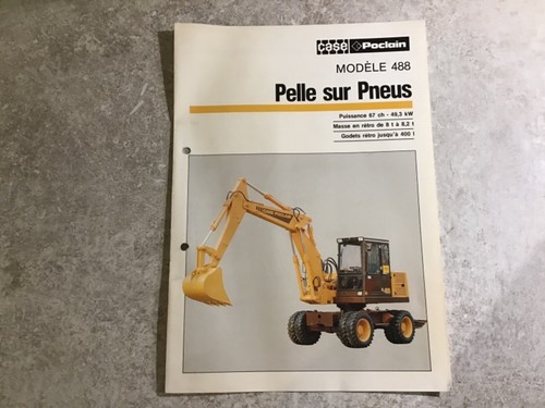 Poclain case pelle - case,