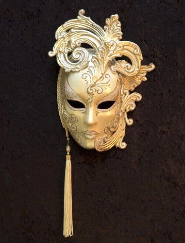 Masque vénitien rococo visage - vénitien,