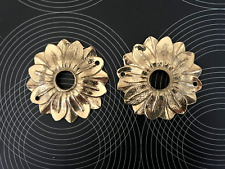 paire rosaces laiton bronze massif porte poignée rampe escalier lit miroir autre