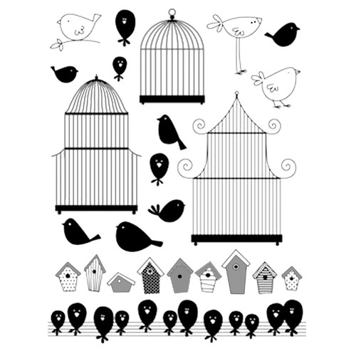 Tampons transparents cages - tampons,