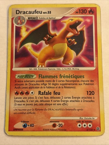 Dracaufeu holo diamant - diamant, et