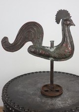 Ancienne girouette coq clocher