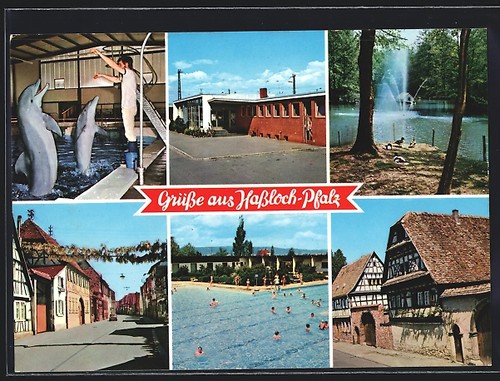 Carte postale hassloch - carte,