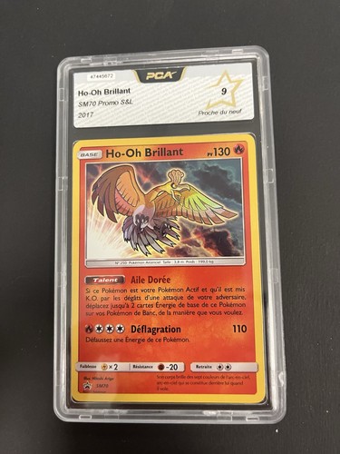 Carte pokémon brillant - ho-oh,