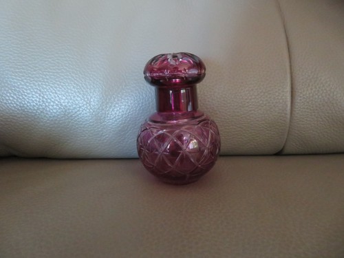 Ancien flacon verre - flacon, bicolor
